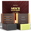 4 Pcs Natural Soap for Men,